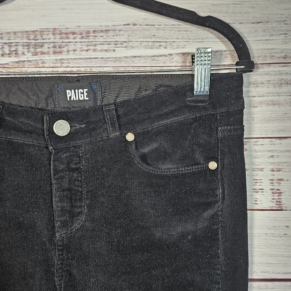 PAIGE black corduroy skinny pants - Picture 4 of 16